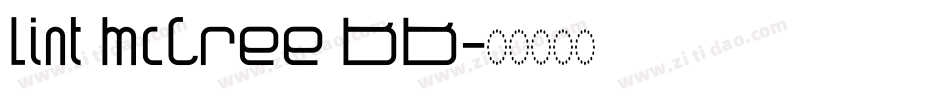 Lint McCree BB字体转换